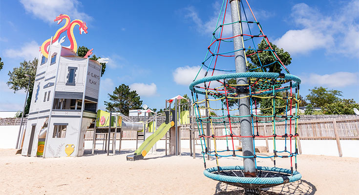 aire de jeux au camping Le Clarys Plage