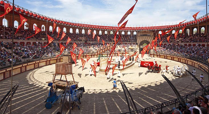 spectacle au Puy du Fou en Vendée