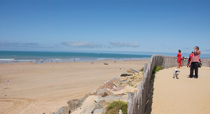 plage de Saint-Jean-de-Monts en Vendée