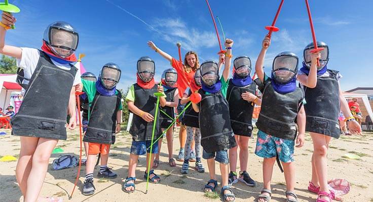 Tournoi d'escrime au club enfants