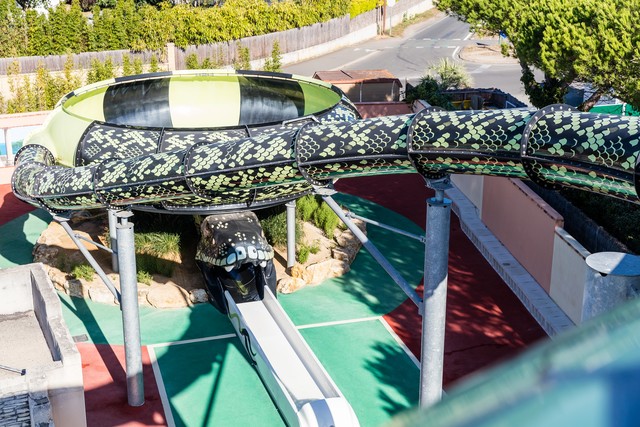 toboggan aquatique