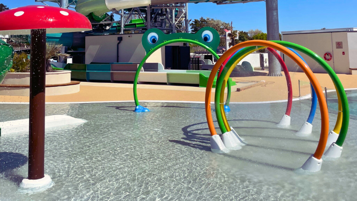 Aire de jeu aqualudique - camping clarys