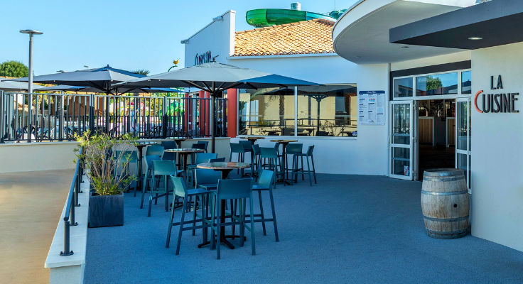 Espace restauration, camping clarys
